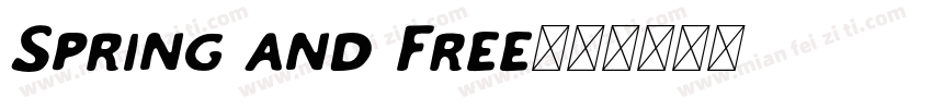 Spring and Free字体转换